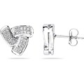 10k Gold Micro Pave-set 1/5ct TDW Diamond Earrings (G-H/I1-I2)