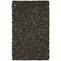 Handmade Leather Shag Rug (4' x 6')