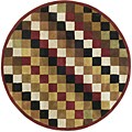 Elite Contemporary Handmade Wool Rug (8' Round)