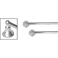 Notra Chrome 18-inch Bathroom Towel Bar Set