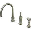 Concord Satin Nickel Brass Kitchen Faucet
