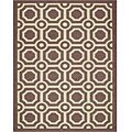 Purple Hand-carved Nylon Rug (5'3 x 7'6)