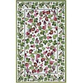Grape Vines Wool Rug (5'3 x 8'3)