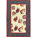 Durable Wool Kids Fishes Rug (5' x 8')