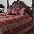 Ysela Palm Tree Print 7-piece Bedding Set