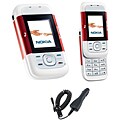 Nokia 5200 Red Triband GSM Unlocked Cell Phone