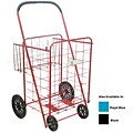 Large Heavy Duty Shopping Cart with Basket