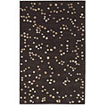 Embassy Dots Chocolate Brown Rug (7'6 x 9'6)