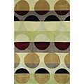 Hand-tufted Contemporary Multi Medley Rug (2' x 7'6)