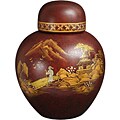 Red Crackle Ginger Jar (China)