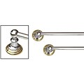 Townsend Chrome/ Brass 24-inch Bathroom Towel Bar Set