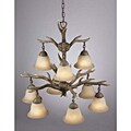 Aztec Lighting Buckhorn 9-light Chandelier
