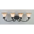 Victorian Bronze 4-light Botanical Wall Fixture