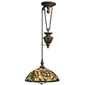 Tiffany-style Pull-down Light Fixture