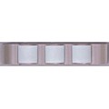 Metro II Brushed Steel 3-light Bath Sconce