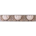 Frolic 3-light Fossil Stone Bath Sconce