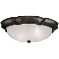 Sedona Bronze 2-light Flush Mount Ceiling Fixture