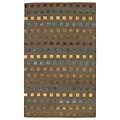 Embassy Contempo Chocolate Brown Rug (2'3 x 8')