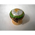 Limoges Hand-painted Champagne Cork Keepsake Box