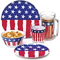 ZAK! Stars and Stripes 17-piece Dinnerware Set