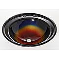 DeNovo Primary Color Glass Vessel Bathroom Sink