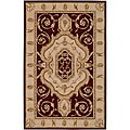 Hand-tufted Brilliante Wine Rug (4'9 x 7'6)