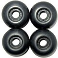 54mm Black Skateboard Wheels Dura Rollers