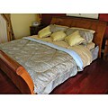 Jacquard Monaco 4-piece King Blue Comforter Set