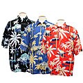 Jams World Men's Palm Cabana Short-sleeve Shirt