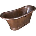 Solid Copper Hand-Hammered Tub