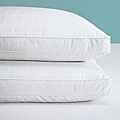 White Duck Down Bed Pillows (Set of 2)