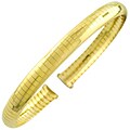 14k Yellow Gold Omega Cuff Bracelet