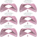 Deluxe 60-piece Flocked Clothes Hanger Set