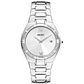 Seiko Men's Steel Quartz Diamond Dress Watch
