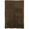 Hand-woven Flotaki Cocoa Wool Rug (7' x 10')