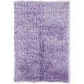 Super Heavy 2000-gram Violet Flokati Rug (3' x 5')