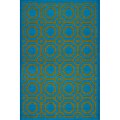 Stainmaster Nylon Mosaic Hand-carved Rug (7'10 x 11'2)