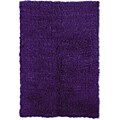 Handmade 2000-gram Flokati Purple Wool Rug (3' x 5')