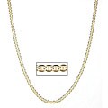 14k Gold Overlay 20-inch Gucci-style Necklace 4mm