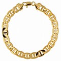 14k Gold Overlay 8-inch Gucci-style Bracelet 8mm