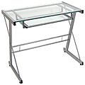 Silver Solo Computer Desk
