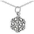 Sterling Silver Snowflake Necklace
