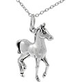Sterling Silver Horse Necklace