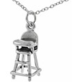 Sterling Silver Baby High Chair Necklace