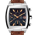 Jacques Lemans Geneve Men's Leather Strap Watch