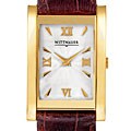 Wittnauer Men's Orpheum Burgundy Leather Watch