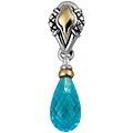 Scott Kay Sterling Silver Topaz Tear Drop Pendant