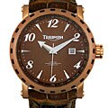 Triumph Motorcycles Men's Automatic Brown Watch