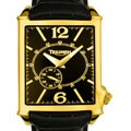 Triumph Motorcycles Men's Black Leather Watch