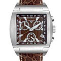 Swiss Legend Men's Leather Strap Chronograph Watch